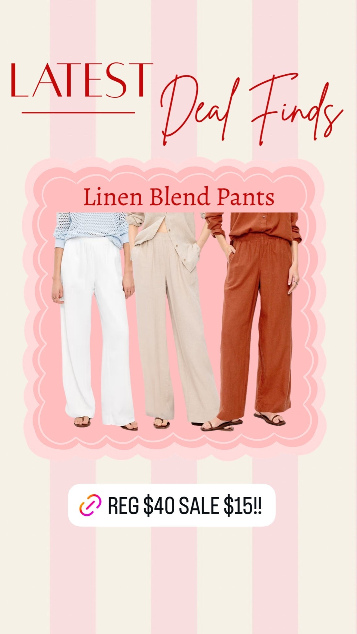 Linen pants on sale!!! 





Old navy finds 
Spring outfit 
Summer outfit 
Vacation outfit 
Resort wear

#LTKootd #LTKSaleAlert #LTKSeasonal