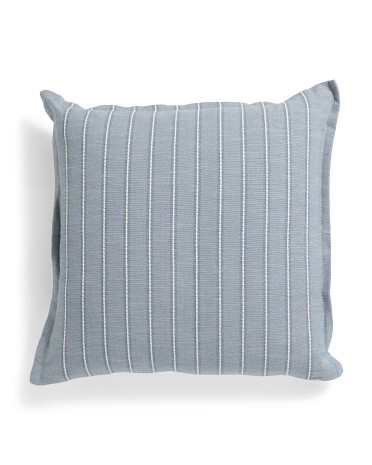 22x22 Striped Reversible Pillow | TJ Maxx