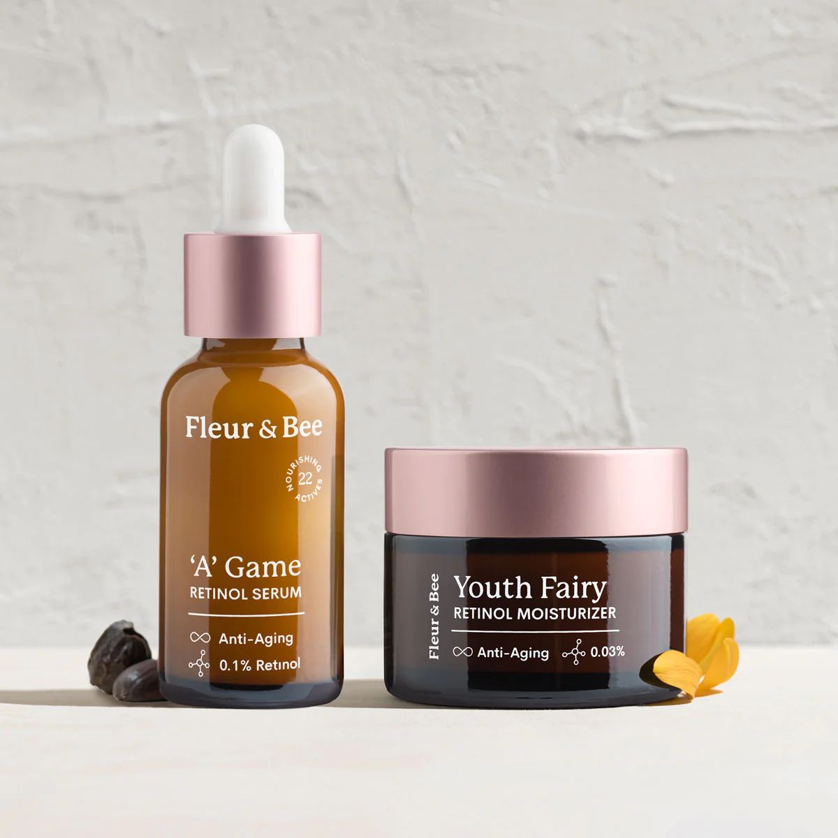 Serum + Moisturizer / Anti-Aging Duo | $79 | Fleur & Bee