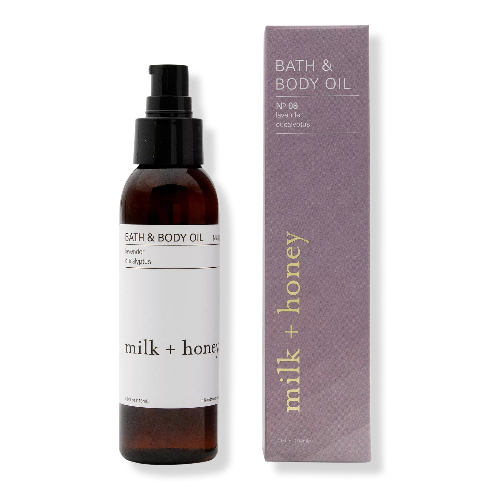 Milk + Honey Lavender, Eucalyptus Bath & Body Oil No.08 | Ulta