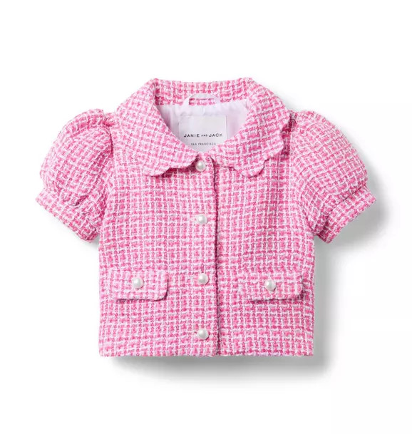 Tweed Puff Sleeve Jacket | Janie and Jack