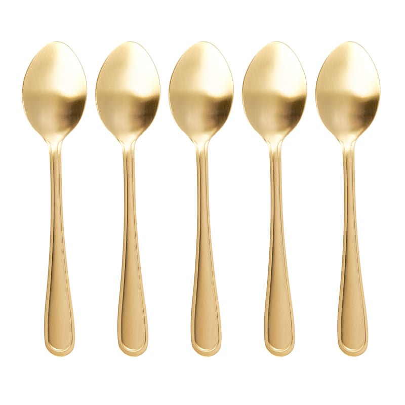 Set of 6 Bayley Champagne Gold Teaspoons | At Home
