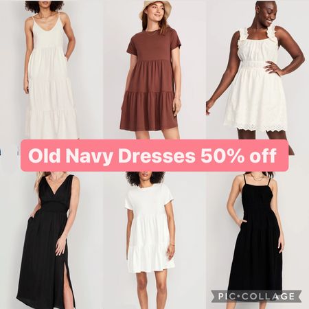Old navy dresses 50% off #dresses #dress #oldnavy #summer 

#LTKstyletip #LTKsalealert #LTKunder50