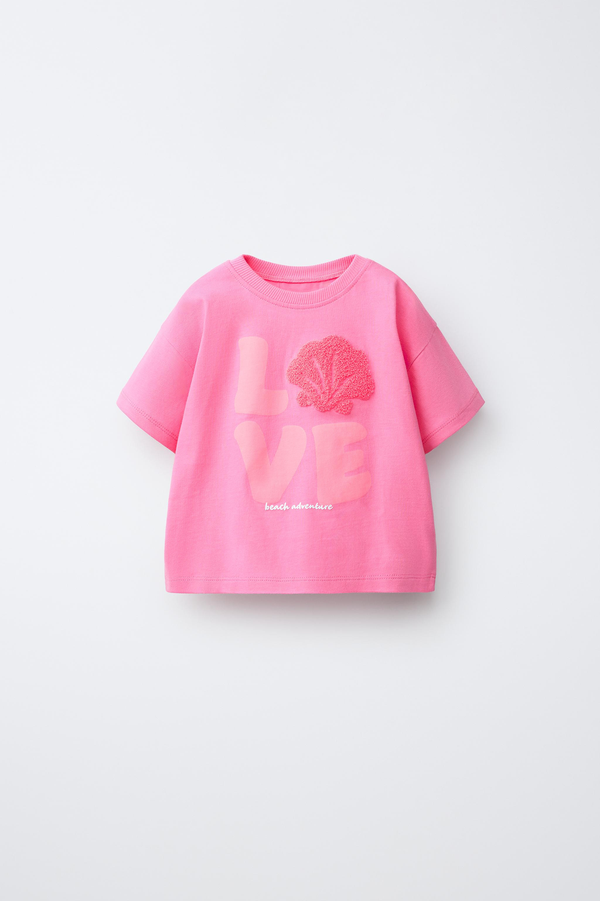 RUFFLY SHELL PATCH T-SHIRT | Zara US