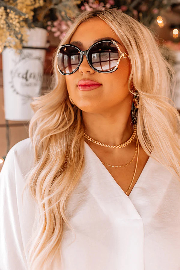 Sunshine Pact Sunnies In Black | Impressions Online Boutique