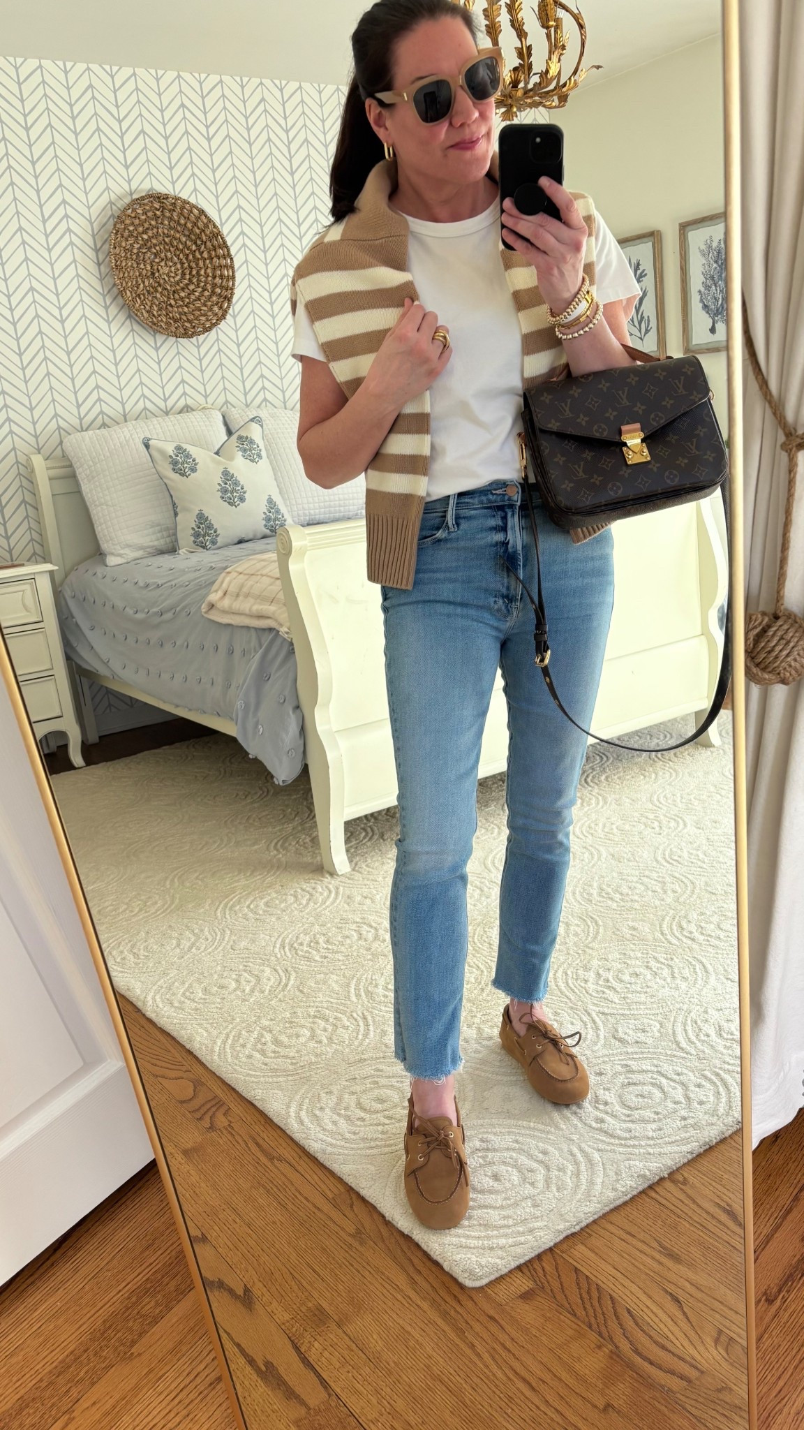 These boat shoes are an excellent designer dupe and are soooo comfortable! Like walk-in-them-all-day-long kinda shoe! Fit TTS. 