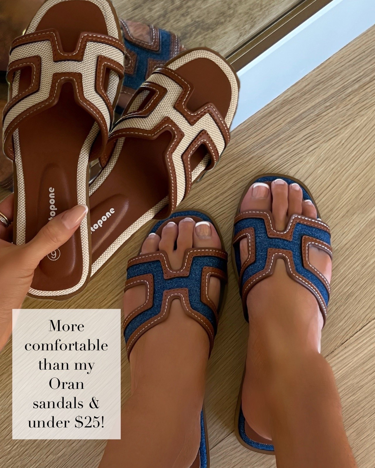 Amazon Hermes slides under $20
Chic Summer sandals that are affordable

#LTKSaleAlert #LTKOver40 #LTKmomlife