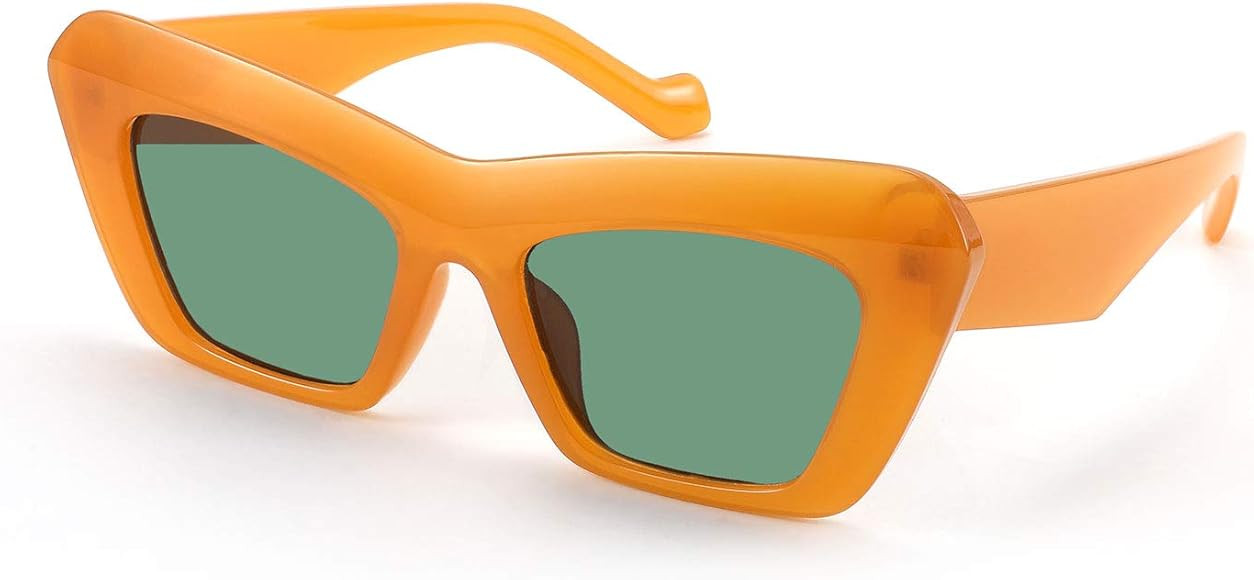 Karsaer Vision Retro Vintage Cateye Square Sunglasses Plastic Frame 90s sunglasses Stylish Classi... | Amazon (CA)