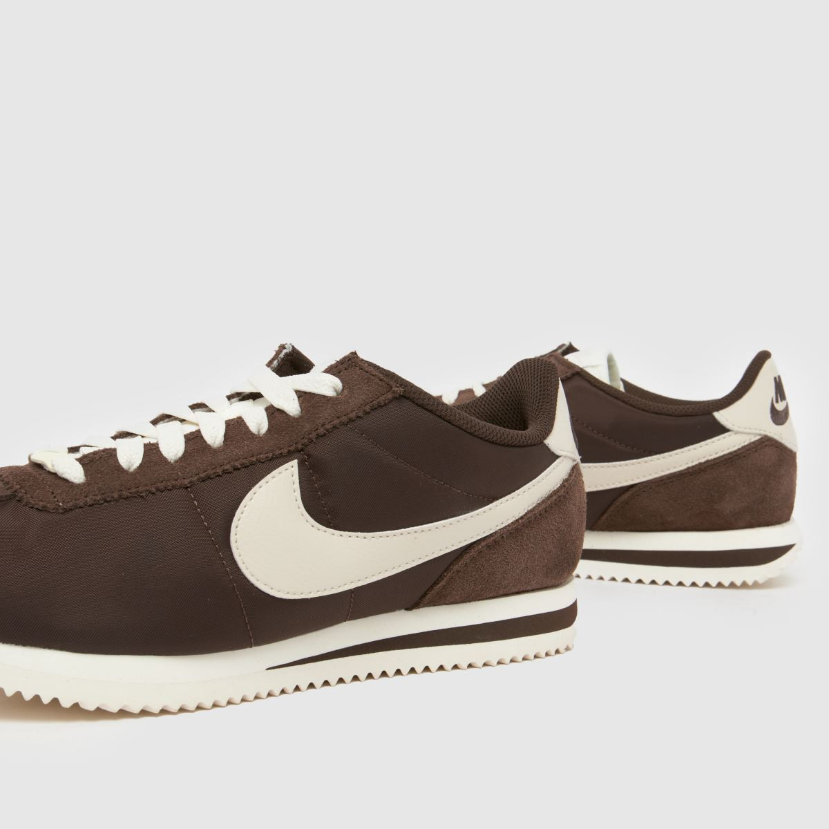 Womens Brown & White Nike Cortez Trainers | schuh | Schuh