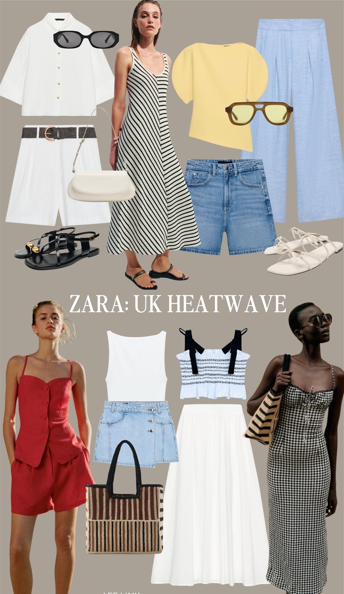 UK Heatwave Faves from Zara! 

Heatwave Outfits, Summer Outfit Ideas, Zara Summer Edit, Striped Maxi Dress, Shirt Co-ord, Summer Denim, Sandals, White Lace Up Sandals, Red Linen Co-Ord, Polka Dot Co Ord, Summer Accessories, White Shoulder Bag, Cream Tote Bag, Hot Weather Fashion

#LTKsummer
