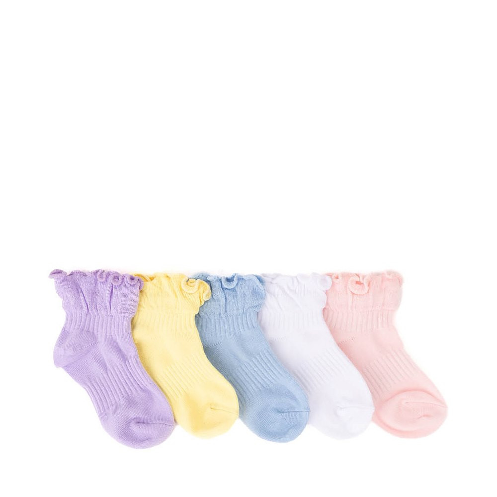 Ruffle Top Quarter Socks 5 Pack - Little Kid - Multicolor | Journeys