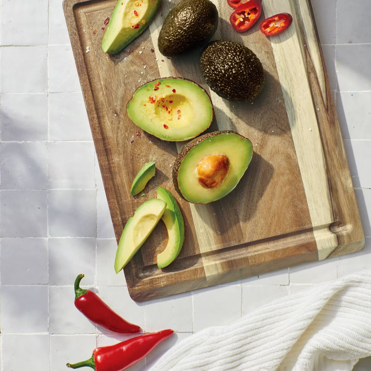 10"x13" Reversible Acacia Wood Cutting Board Natural - Figmint™ | Target