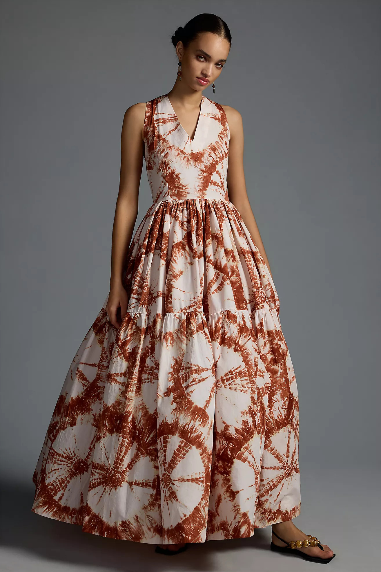 S/W/F V-Neck Maxi Dress | Anthropologie (US)