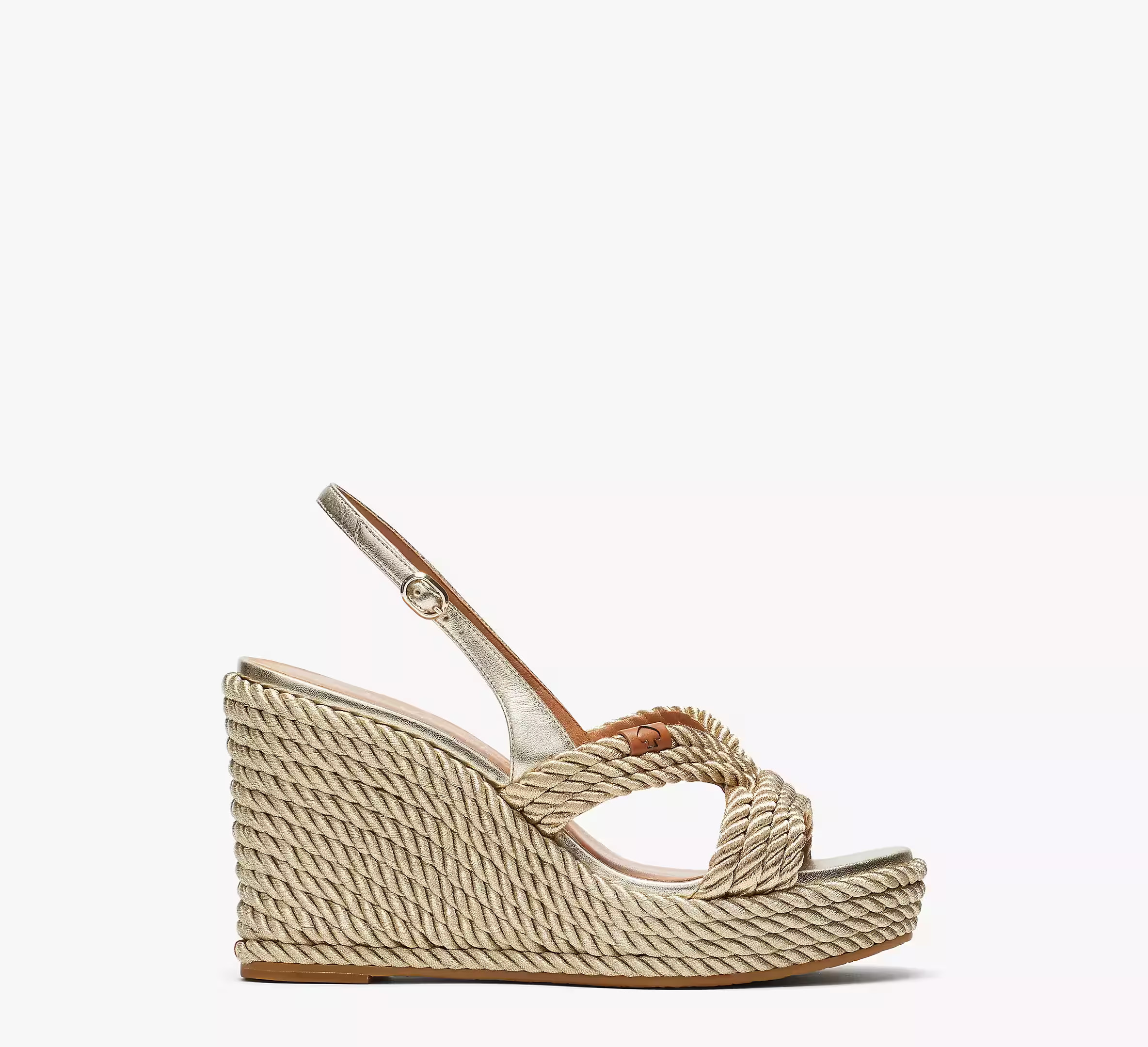Kate Spade Tahiti Espadrille Wedges, Pale Gold - 8.5 | Kate Spade (US)