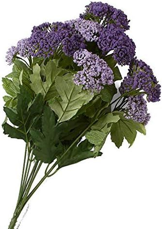 Amazon.com: Factory Direct Craft Artificial Purple Queen Anne's Lace Bush | Wildflower Look Fake ... | Amazon (US)