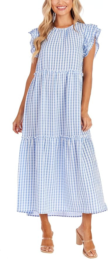 Mud Pie Women's Bardot Maxi Dress | Amazon (US)