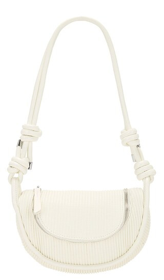 Knotted Shoulder Bag in Ivory Cord | Revolve Clothing (Global)