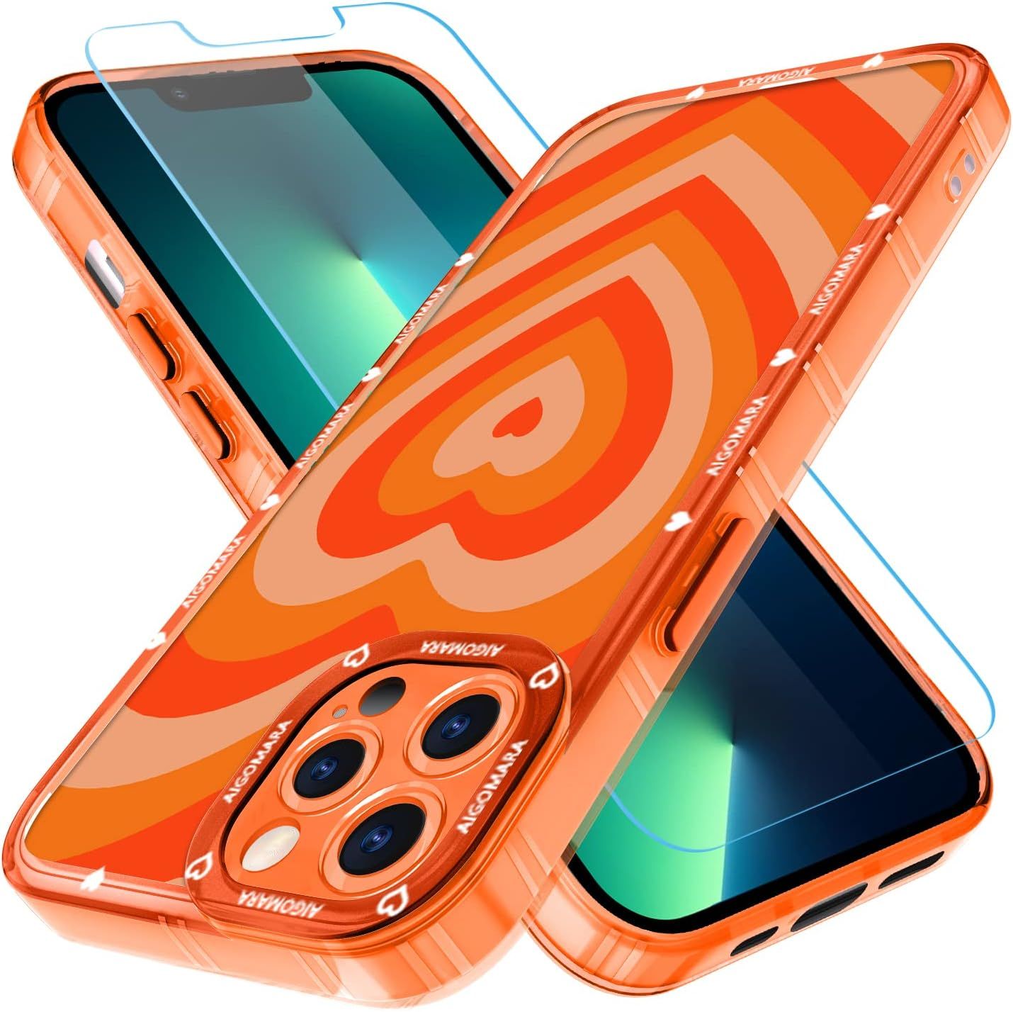 Amazon.com: AIGOMARA Soft Phone Case for iPhone 13 Pro Max Case with Screen Protector Slim Flexib... | Amazon (US)