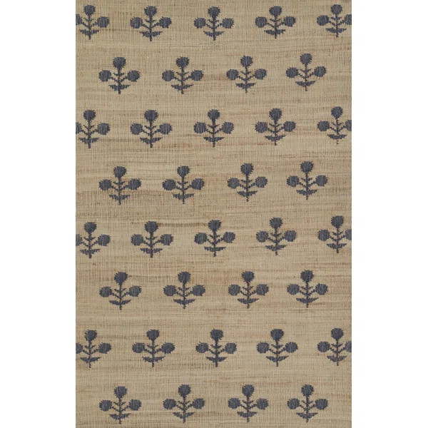 Orchard Handmade Flatweave Blue/Beige Rug | Wayfair North America