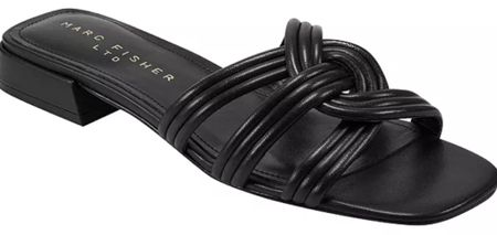 Black slide sandals on sale under $100.

#LTKShoeCrush #LTKSaleAlert #LTKFindsUnder100