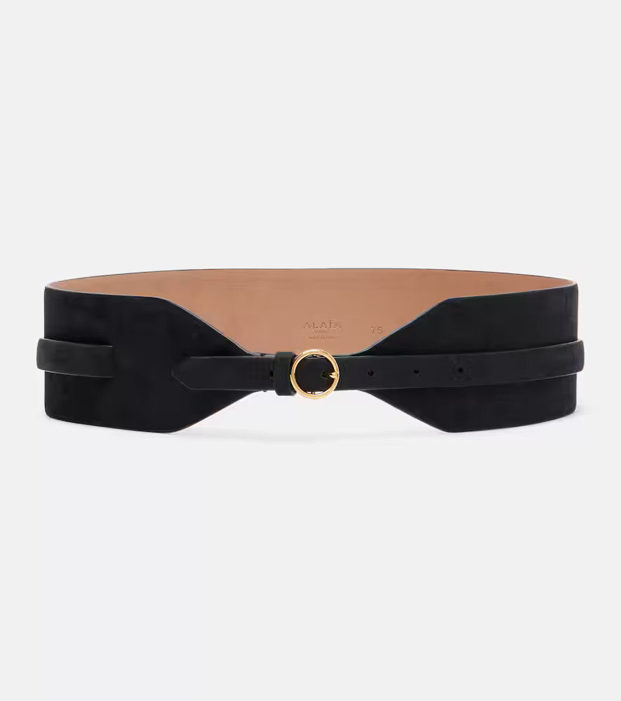 AlaÃ¯a Large leather belt | Mytheresa (US/CA)