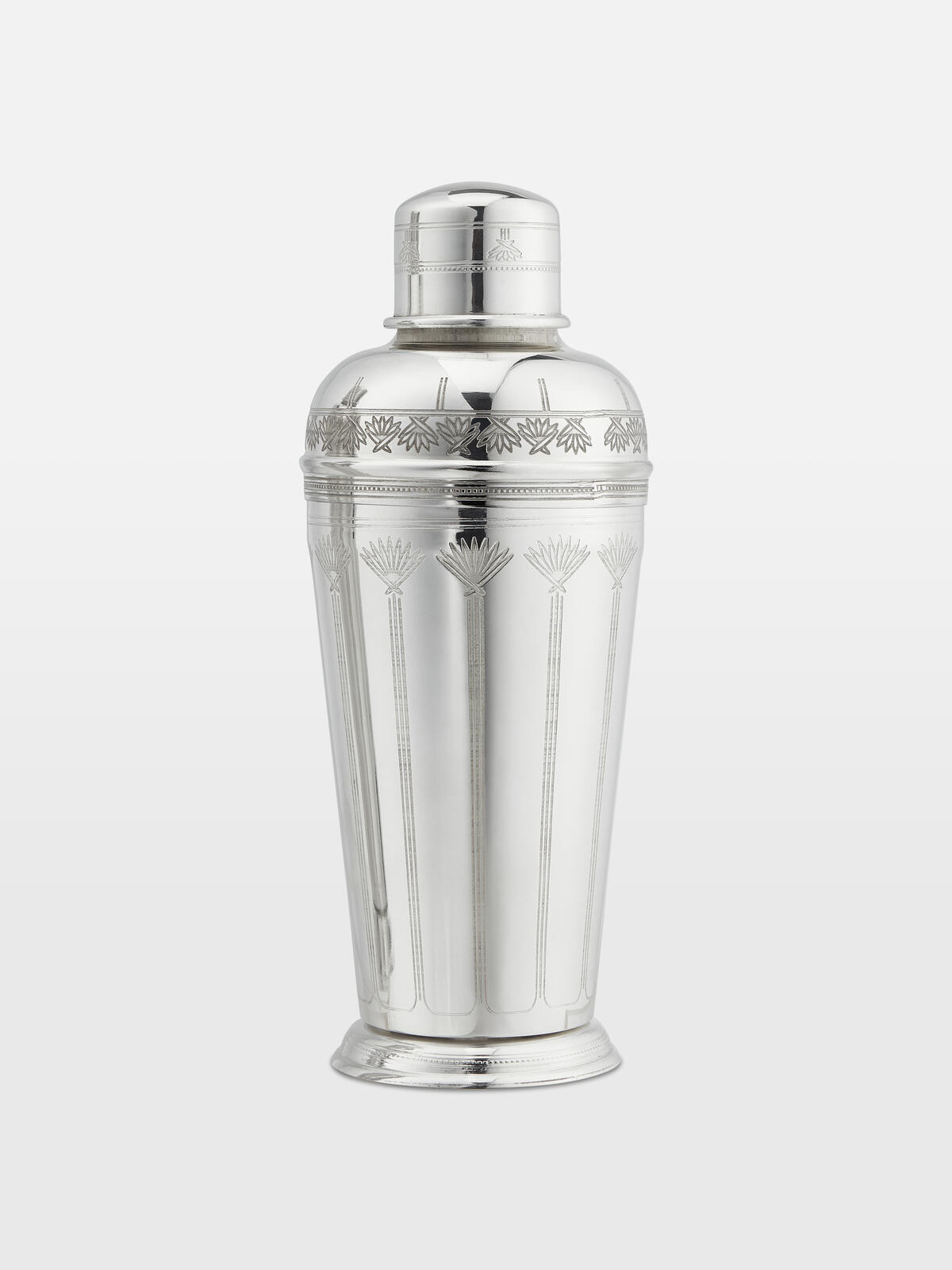 Rochester Engraved Silver Cocktail Shaker | Soho Home Ltd