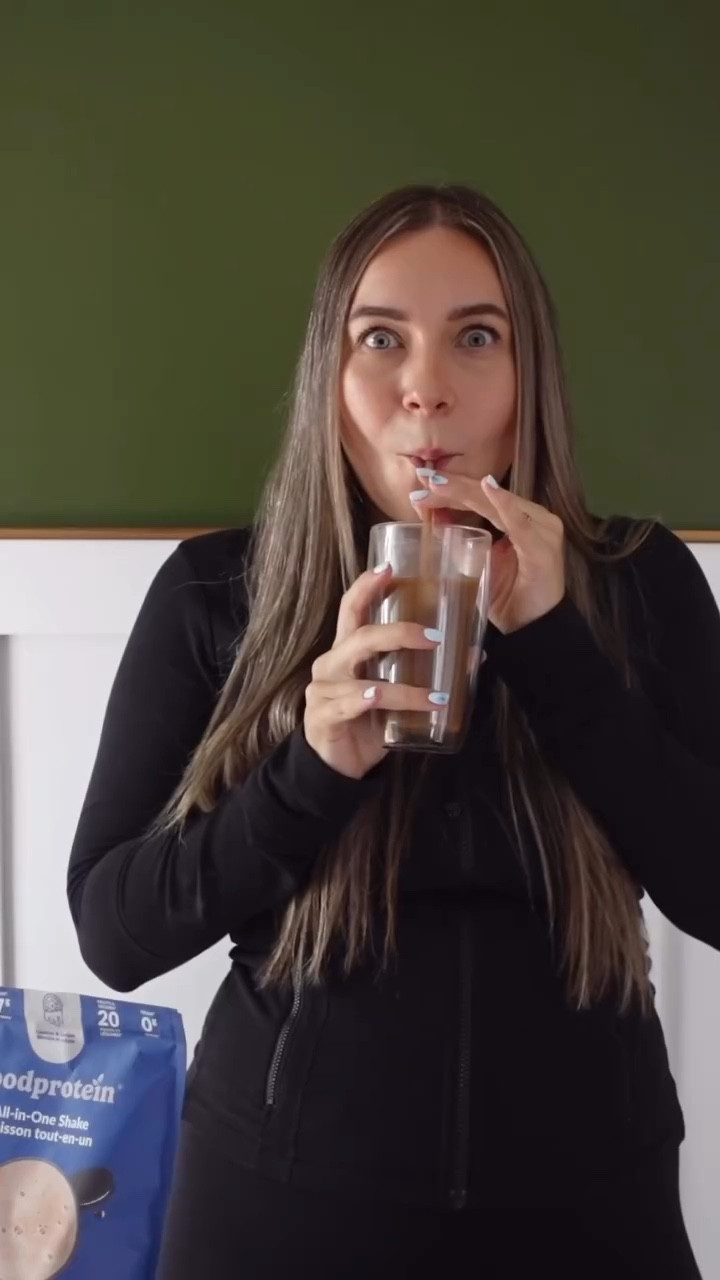 dessert coffee but with 21g of protein. ☕🍪 my go-to protein powder because these flavours are actually UNREAL and they’re perfect for slow mornings, on-the-go, or for an extra nutritional kick in your fav recipes (like protein pancakes!!!) these all-in-one shakes also have all 9 essential amino acids, which is SO important, especially if you follow a plant-based diet like me! so much more than just protein! 💙🩵 @goodprotein 

you NEED to get your hands on this viral protein powder! (it’s also canadian!!!!!!!) 

try it with 30% off 🦋 JULIJANAS30 🦋

#LTKfitness #LTKhome #LTKcanada