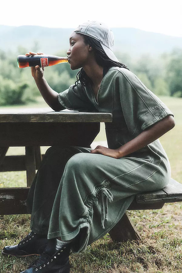 Daily Practice by Anthropologie Horizon Wide-Leg Jumpsuit: Short-Sleeve Edition | Anthropologie (US)