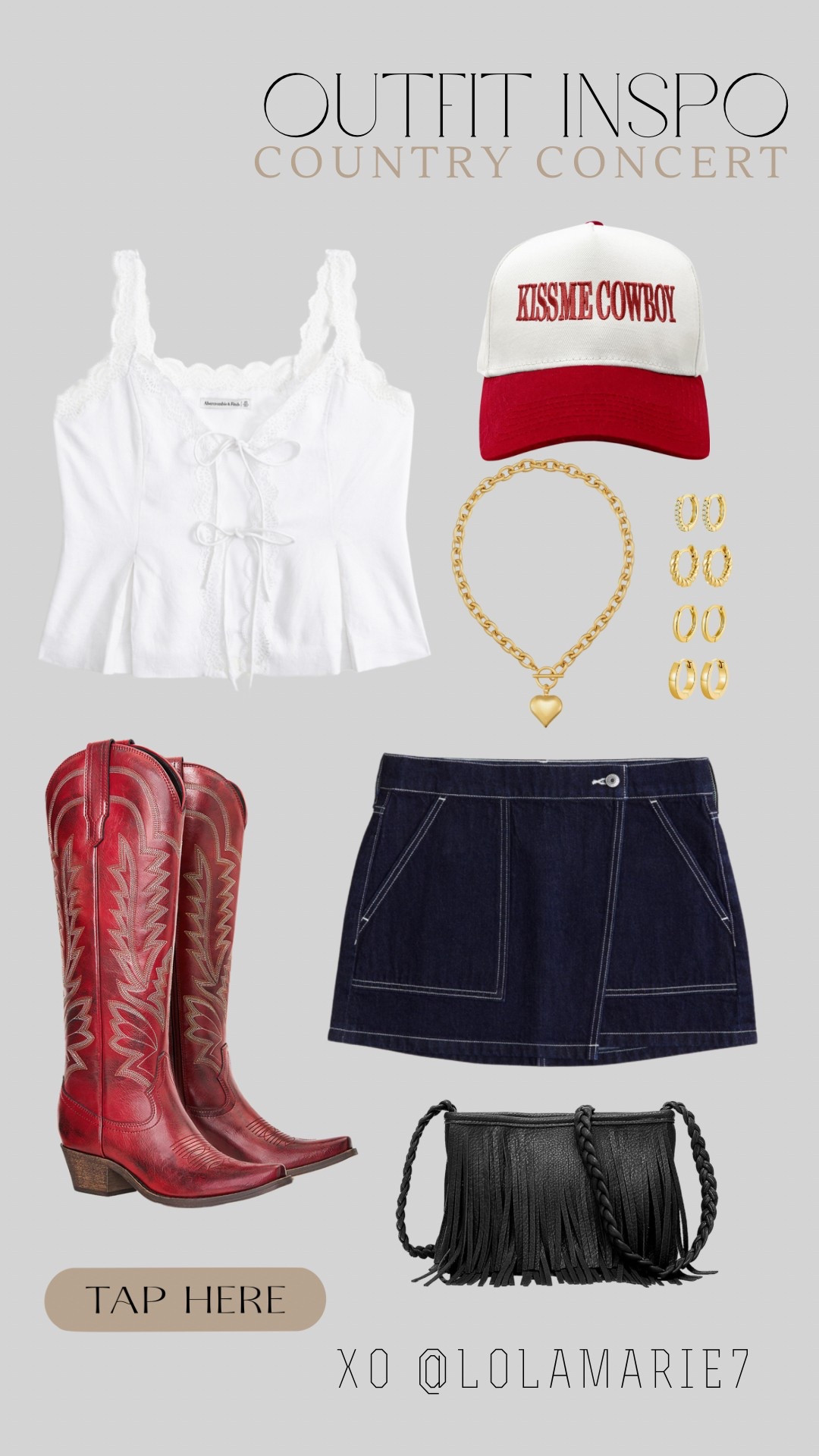 Country Concert Outfit 🤠

#countryconcert #westernstyle #concertlook #cowboyboots #redboots

#LTKStyleTip #LTKShoeCrush #LTKSpringSale