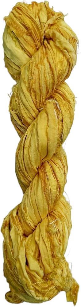 Maker's Craft Chiffon Sari Ribbon 40 Yards, 100 Gram Skein, for DIY Knitting, Christmas Decoratio... | Amazon (US)