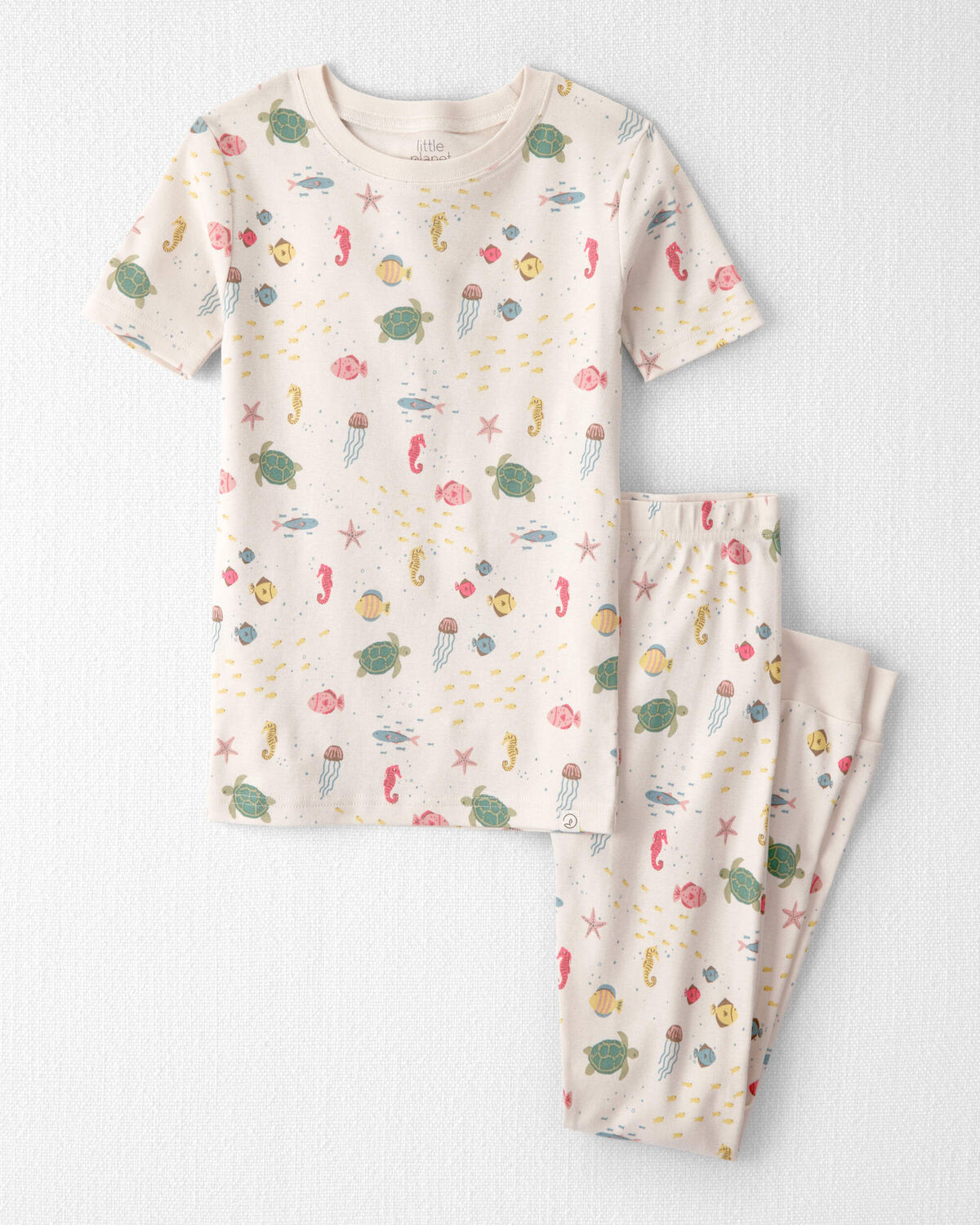 Kid 2-Piece Organic Cotton Pajamas in Under the Sea - Little Planet | Carter's | Carter's Inc