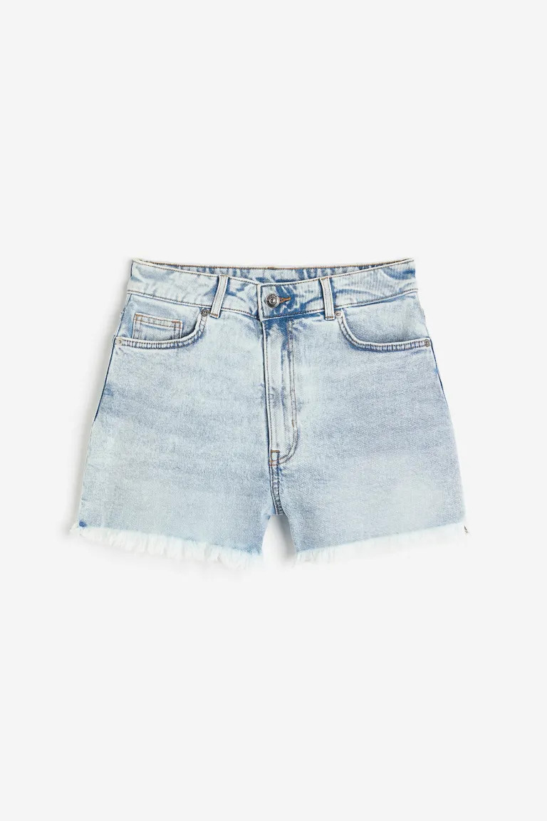 Short en denim avec taille haute | H&M (FR, IT, ES, PT, BE)