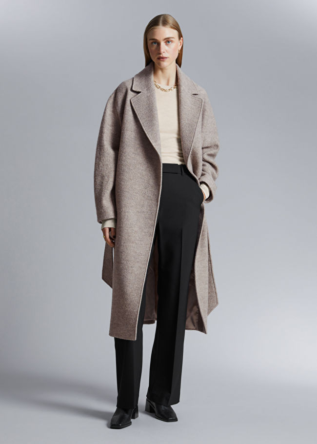 Voluminous Belted Wool Coat | & Other Stories US