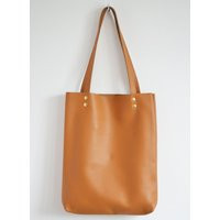 Leather Tote Bag, Tote, Tote Bag Leather, Woman, - Madrid Tan | Etsy (US)