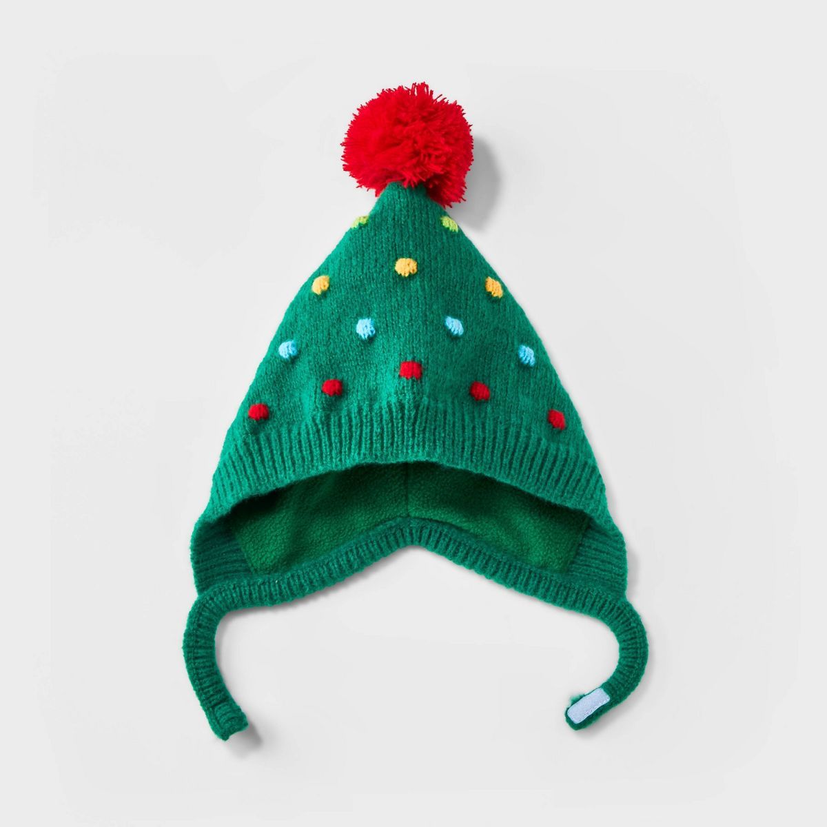 Baby Christmas Bonnet - Cat & Jack™ Green Newborn | Target