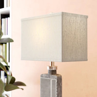 Click for more info about 10'' H x 8'' W Linen Rectangular Lamp Shade ( Spider )