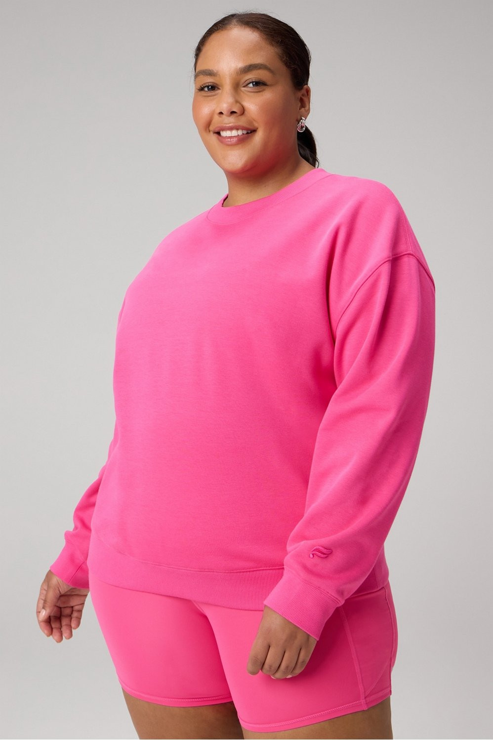 Cozy Fleece Crew Neck Sweatshirt | Fabletics