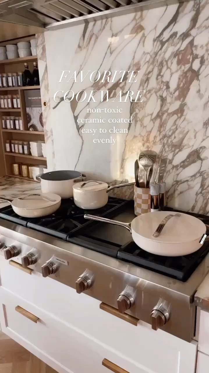 Caraway ceramic, non toxic cookware set on sale! I've had mine for years and love! 