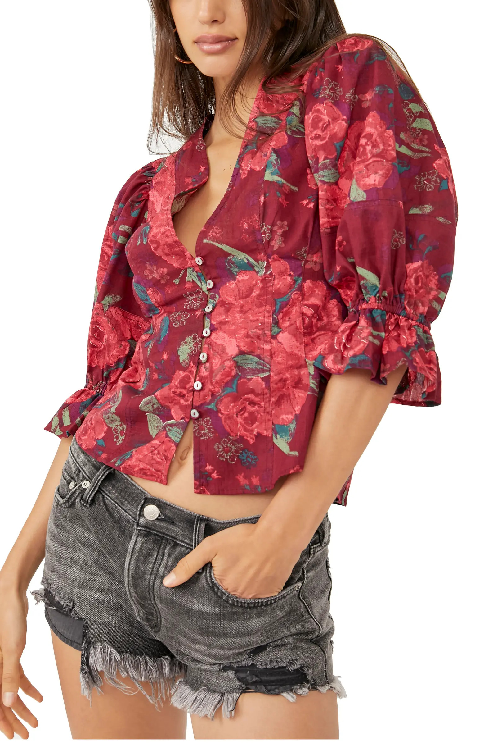 Free People I Found You Print Blouse | Nordstromrack | Nordstrom Rack