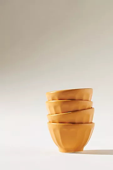 Mini Matte Latte Bowls, Set of 4 | Anthropologie (US)