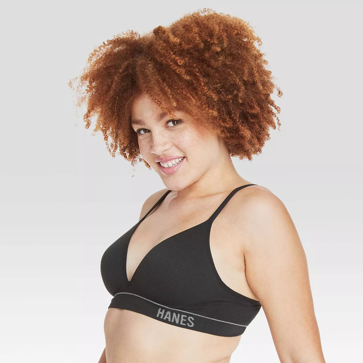 Hanes Originals Women's Ribbed Seamless Contour Bra MHB004 | Target