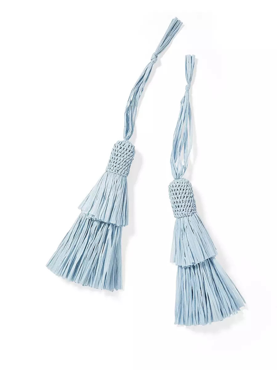 Raffia Decorative Tassels (Set of 2) | Serena and Lily