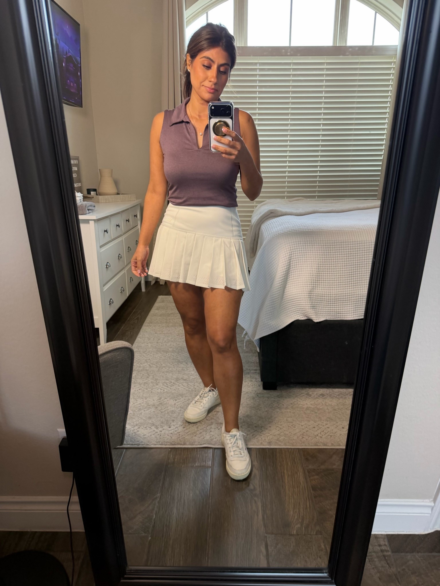 Friday golf date look
Travis Mathew top in a medium
Wilson golf skirt in mediumm

#LTKActive #LTKootd