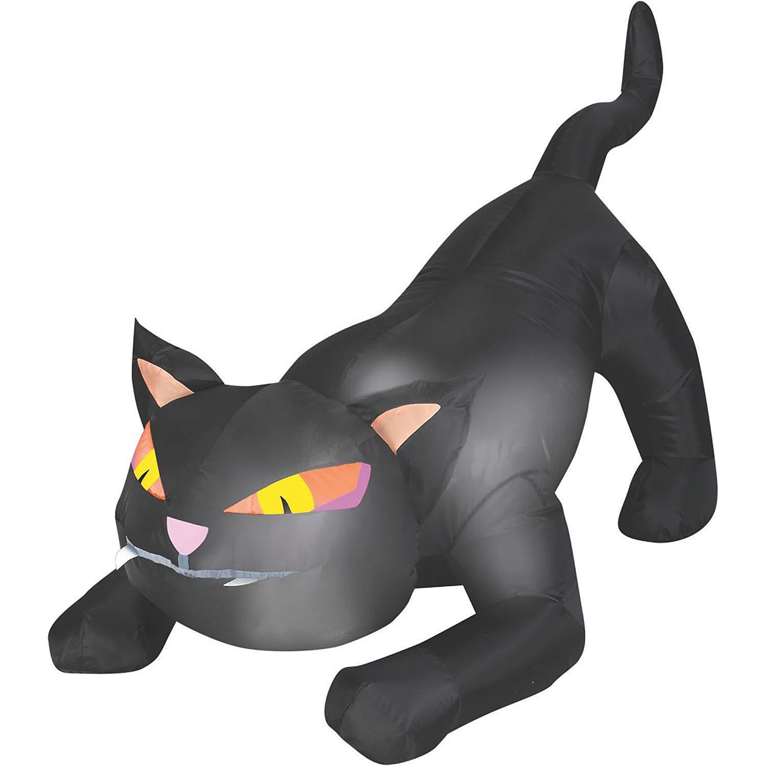 Gemmy 28" x 50" Inflatable Outdoor Halloween Cat - Walmart.com | Walmart (US)