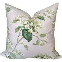 Colefax & Fowler Summerby Designer Pillow Cover in Leaf Green Floral Sofa Cushion Bed | Etsy (US)