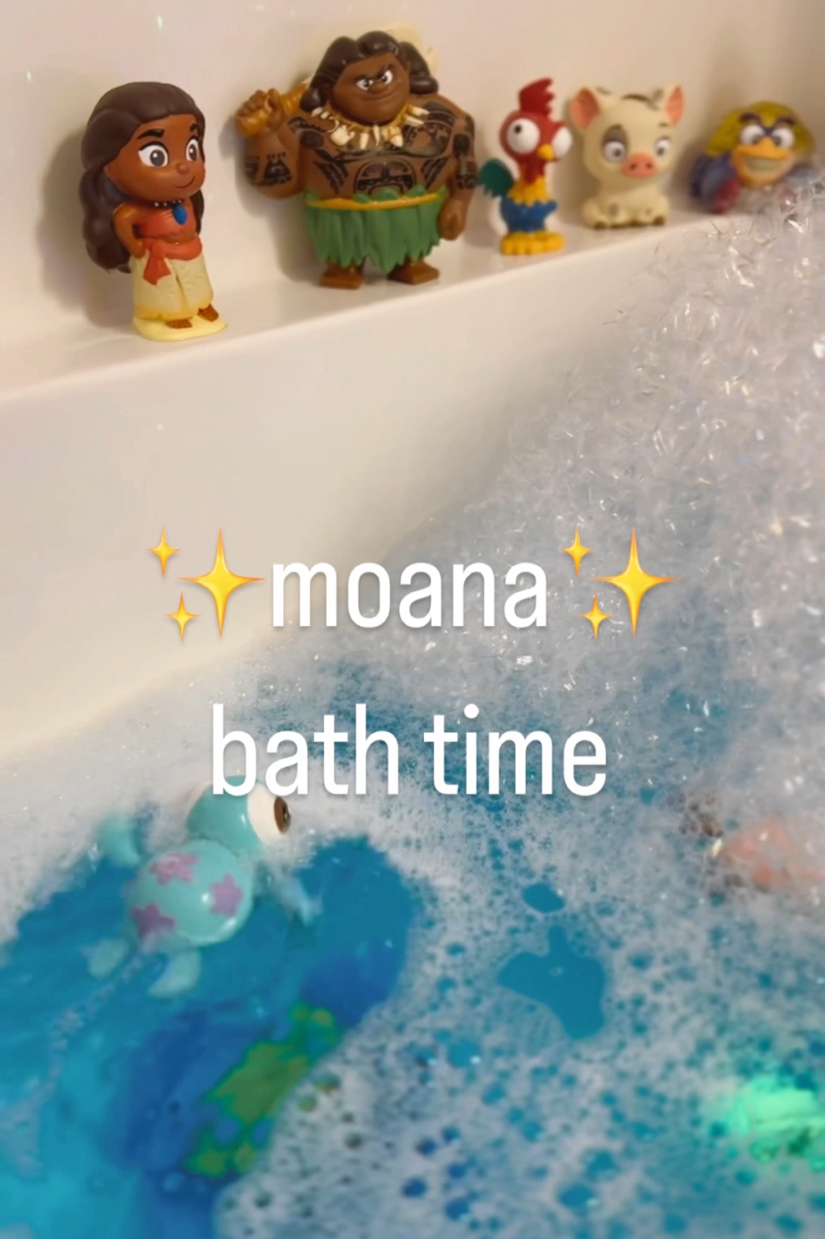 Surprised my Moana obsessed 5 year old with a themed bath and nightgown. Everything is from Amazon and Walmart. 🦀🪸🌊💚

#LTKswim #LTKparties #LTKkids