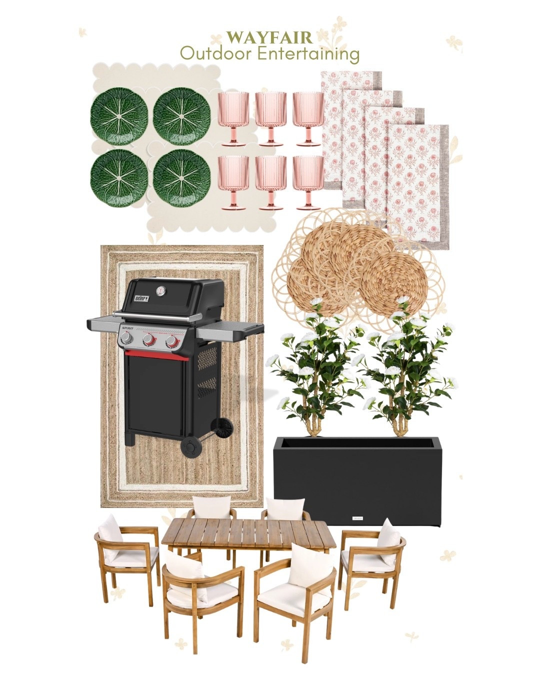Sharing our Weber Spirit E-325 grill from Wayfair.  🤍 We’ve been loving the three burners, even heat, and sear zone, it makes everyday cooking so easy. Jeff loves the quality and I love the size 👏🏼 
@Wayfair #wayfairpartner #wishyouwerehere #outdoor #wayfair #ad 

#LTKSaleAlert #LTKHome #LTKSeasonal