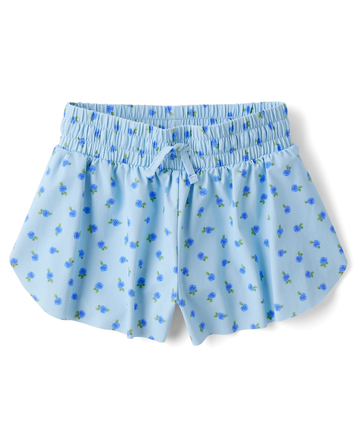 Girls Quick Dry Floral Flowy Shorts - blue | The Children's Place