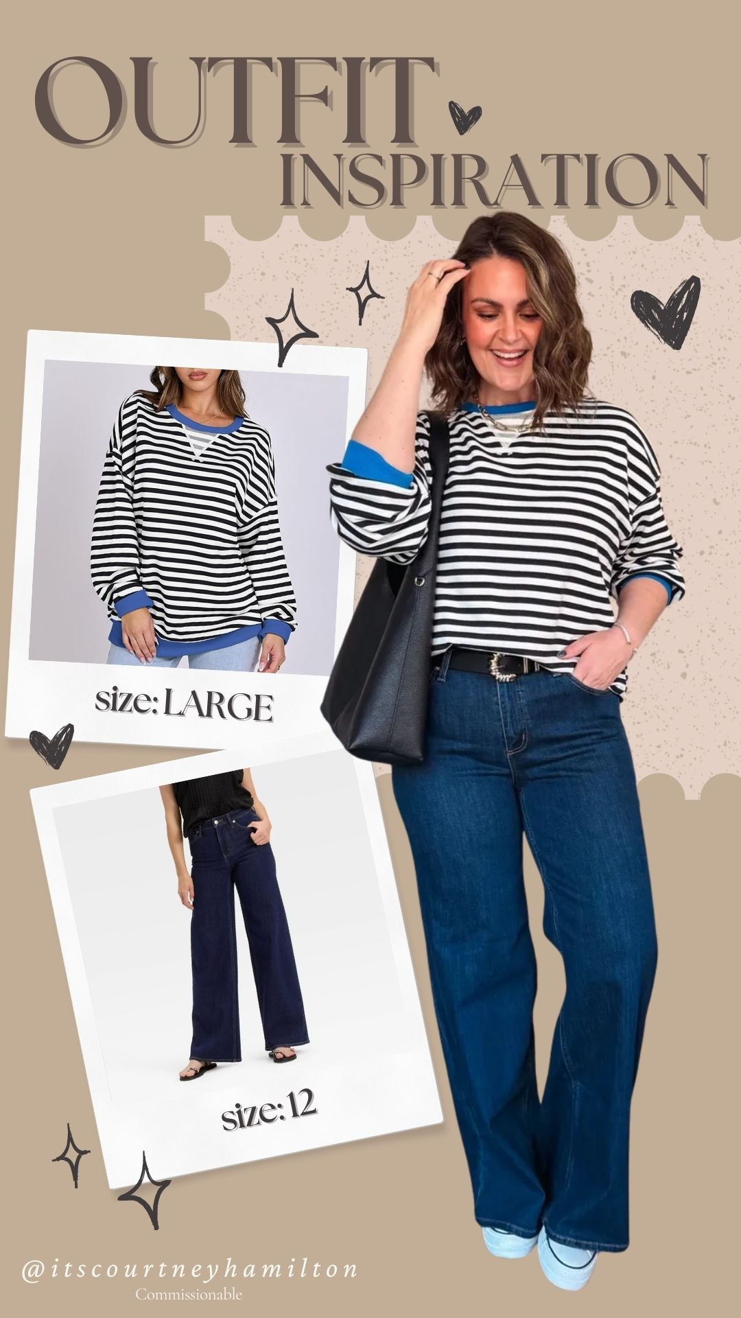 Outfit Inspiration🤍 Wearing a large in the sweater and a 12 in the jeans!

winter fashion, casual outfit, amazon fashion, target fashion, midsize fashion, watchnow, new arrivals, courtney hamilton 

 #LTKootd #LTKSeasonal #LTKMidsize