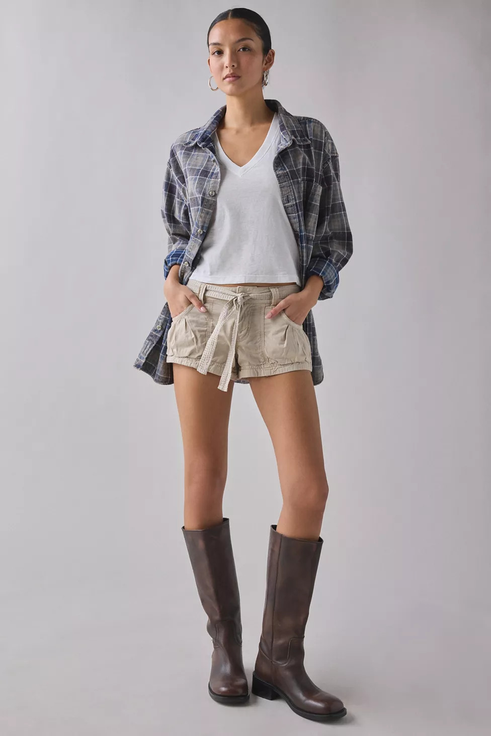 BDG Redwood Utility Tie-Waist Micro Short | Urban Outfitters (US and RoW)
